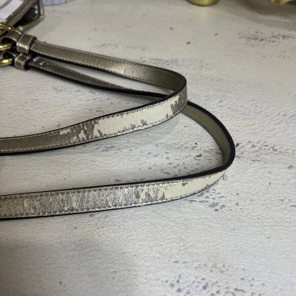 Coach Heritage Tattersall Shoulder Bag Multi Plaid Leather Cream Women’s - Picture 7 of 15